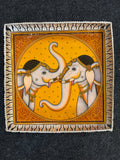 German Silver Square Tray 10 inch - Design E