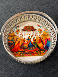 German Silver Round Tray 8 inch - Design C