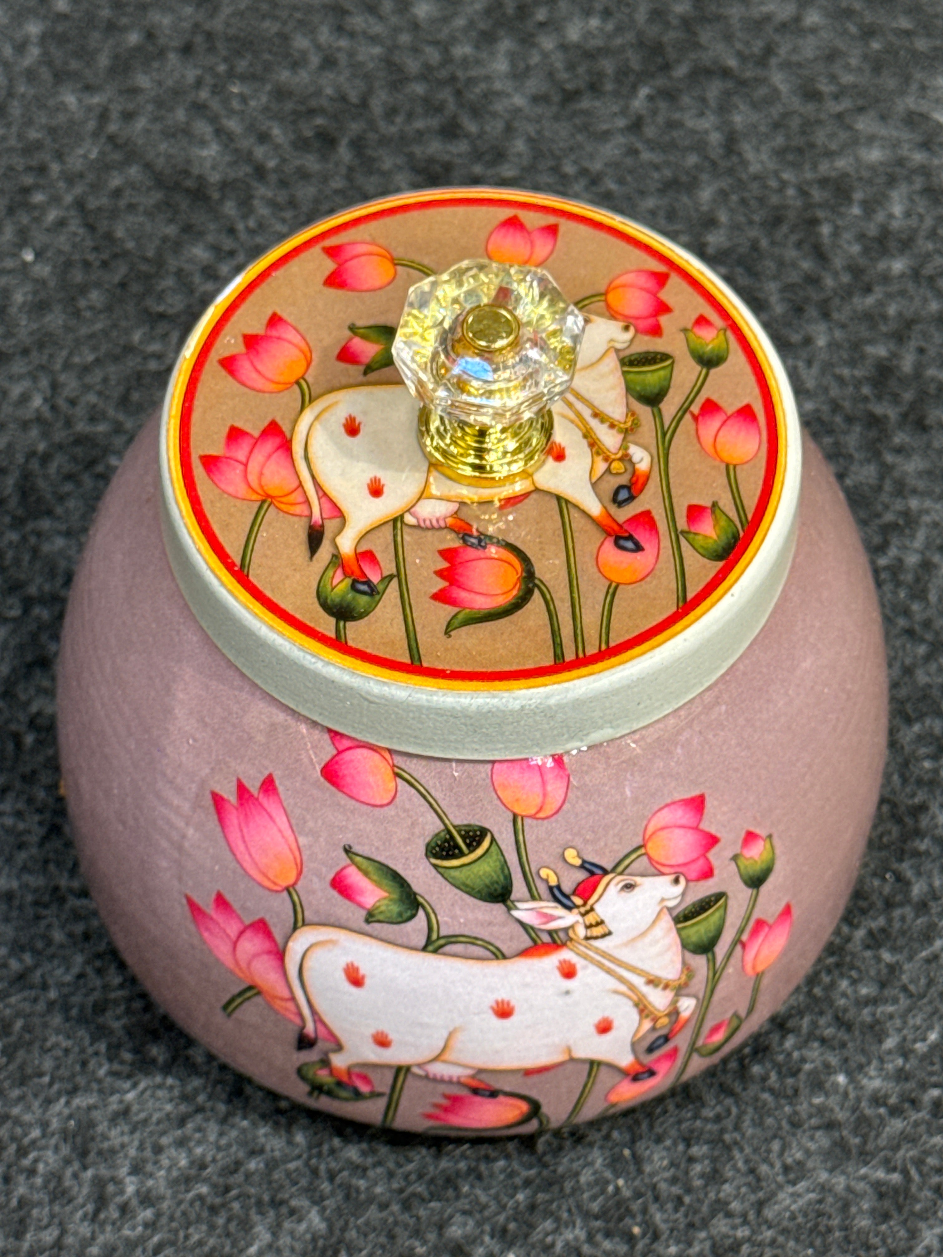 Dabba Container 4 inch - Design H