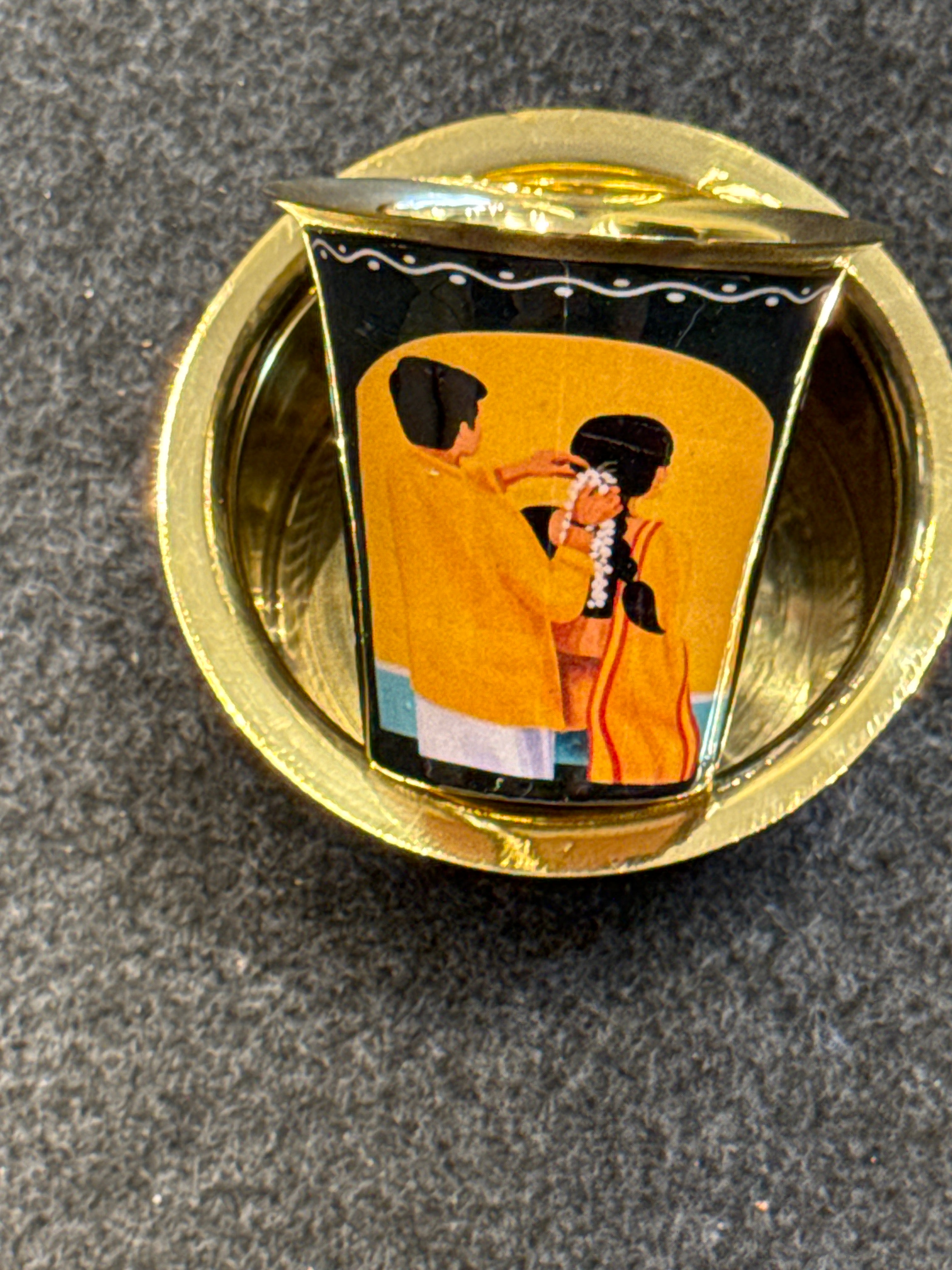 Brass tumbler - Design L