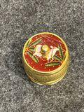 Brass Pichwai Kum Kum Holder - Design G