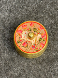 Brass Pichwai Kum Kum Holder - Design H