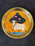 Brass Plate 8 inch - Design D