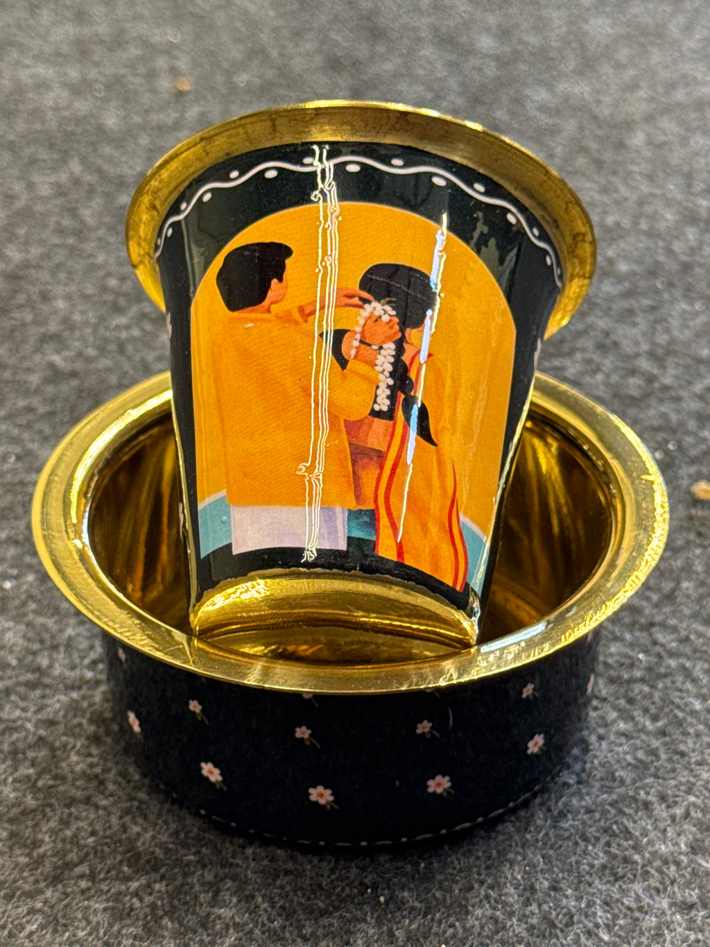Brass tumbler - Design L