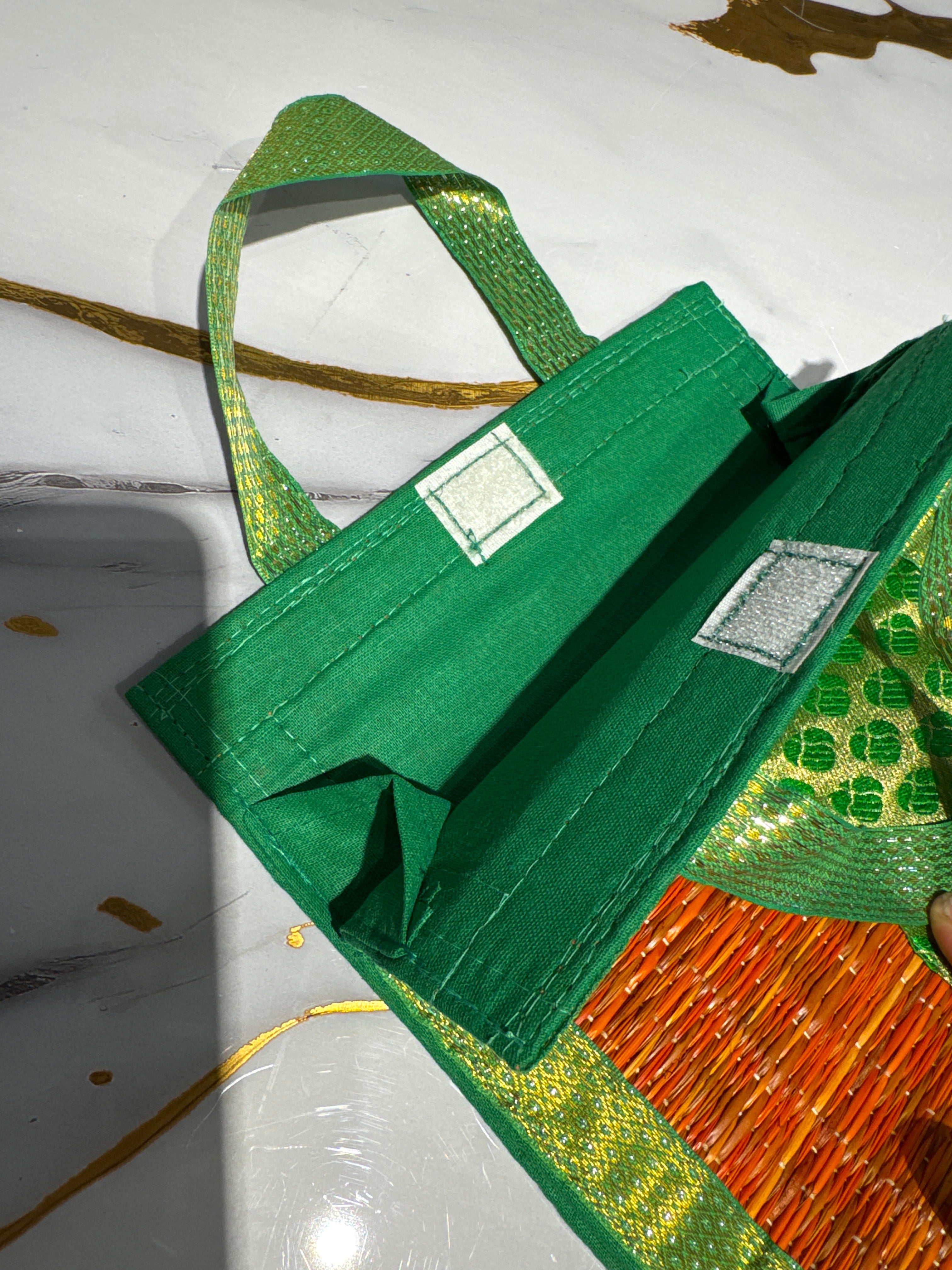 Thamboolam bag/Korai grass bag or woven mat return gift bag