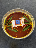 German Silver Round Tray 12 inch - Design G
