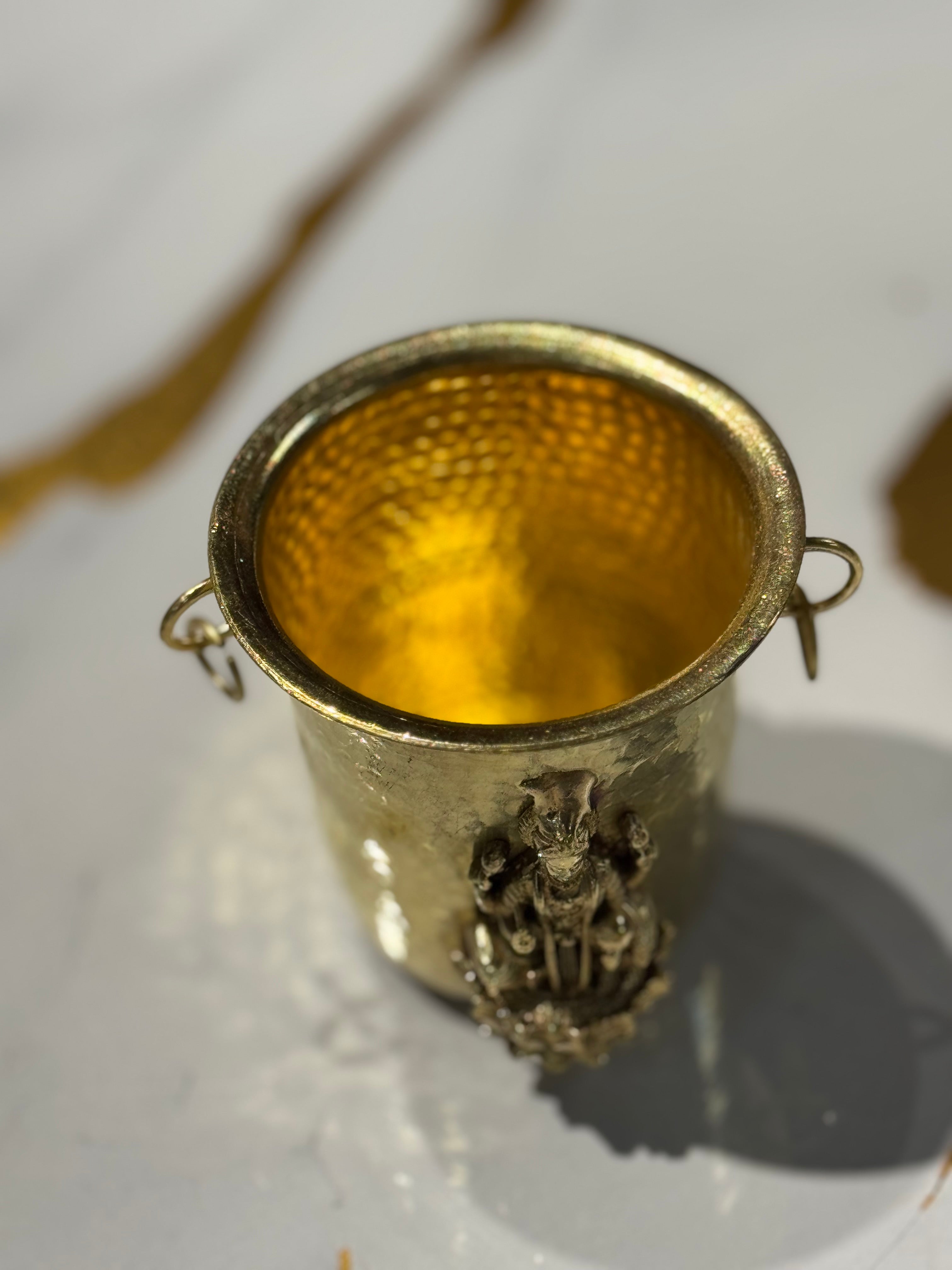 Balaji & Letchumi Face Brass Tumbler