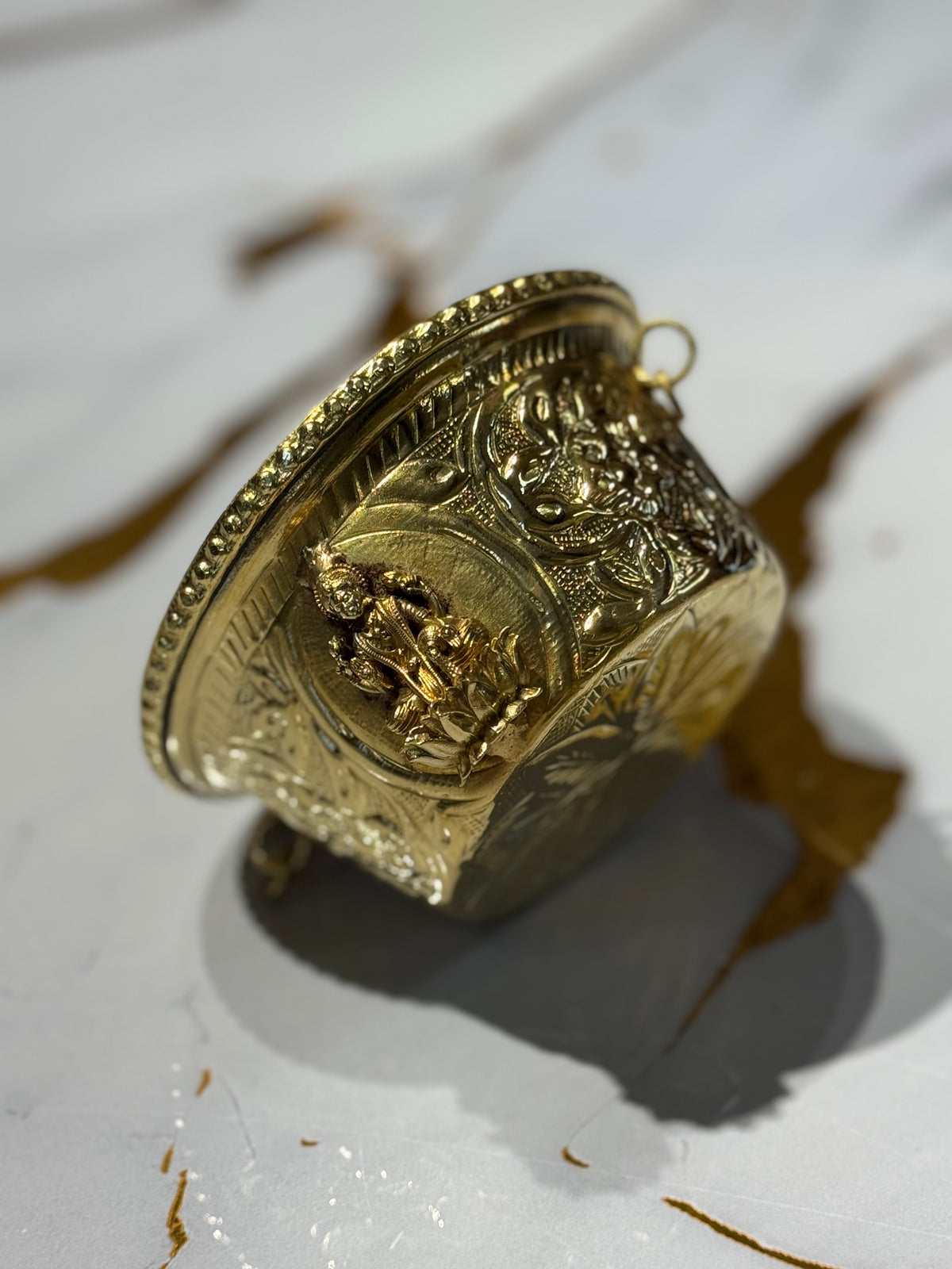 Brass Prasadam Bowl - Balaji Face