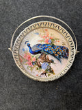 German Silver Round Tray 8 inch - Design B
