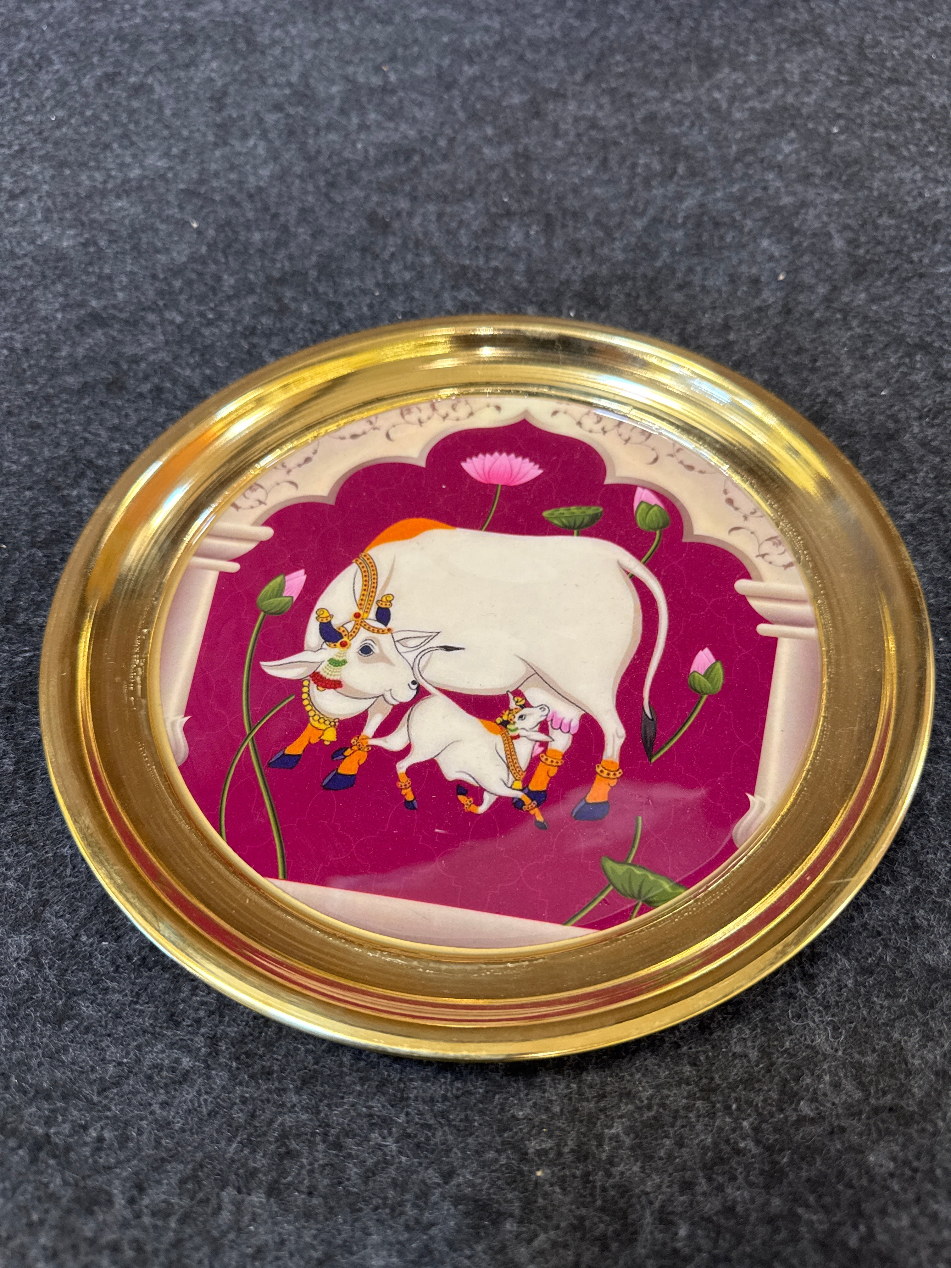 Brass Plate 8 inch - Design A