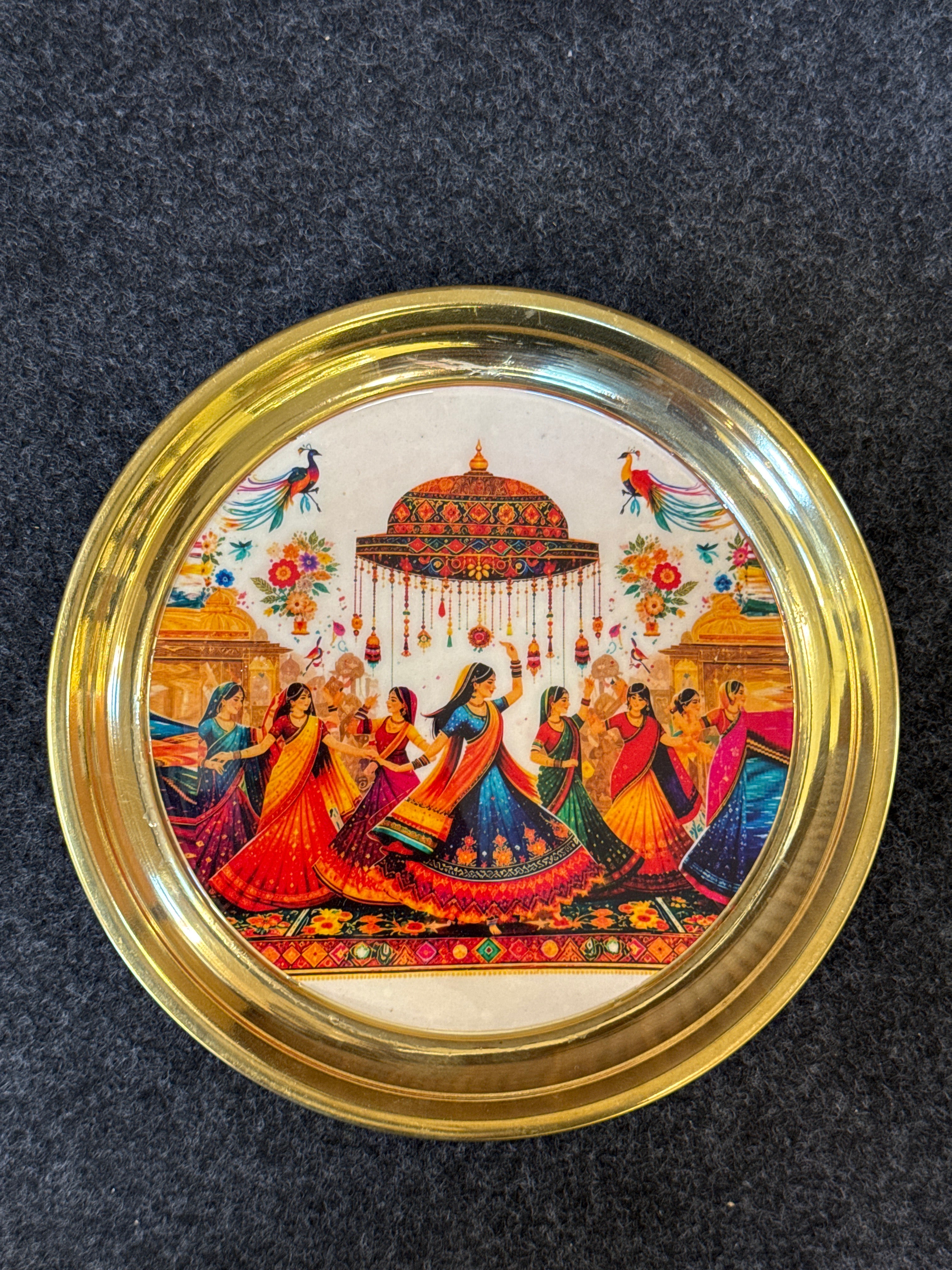 Brass Plate 8 inch - Design C