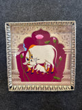 German Silver Square Tray 10 inch - Design A