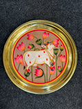 Brass Plate 8 inch - Design H