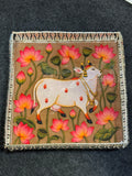 German Silver Square Tray 10 inch - Design H