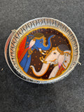 German Silver Round Tray 8 inch - Design F