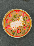German Silver Round Tray 12 inch - Design H