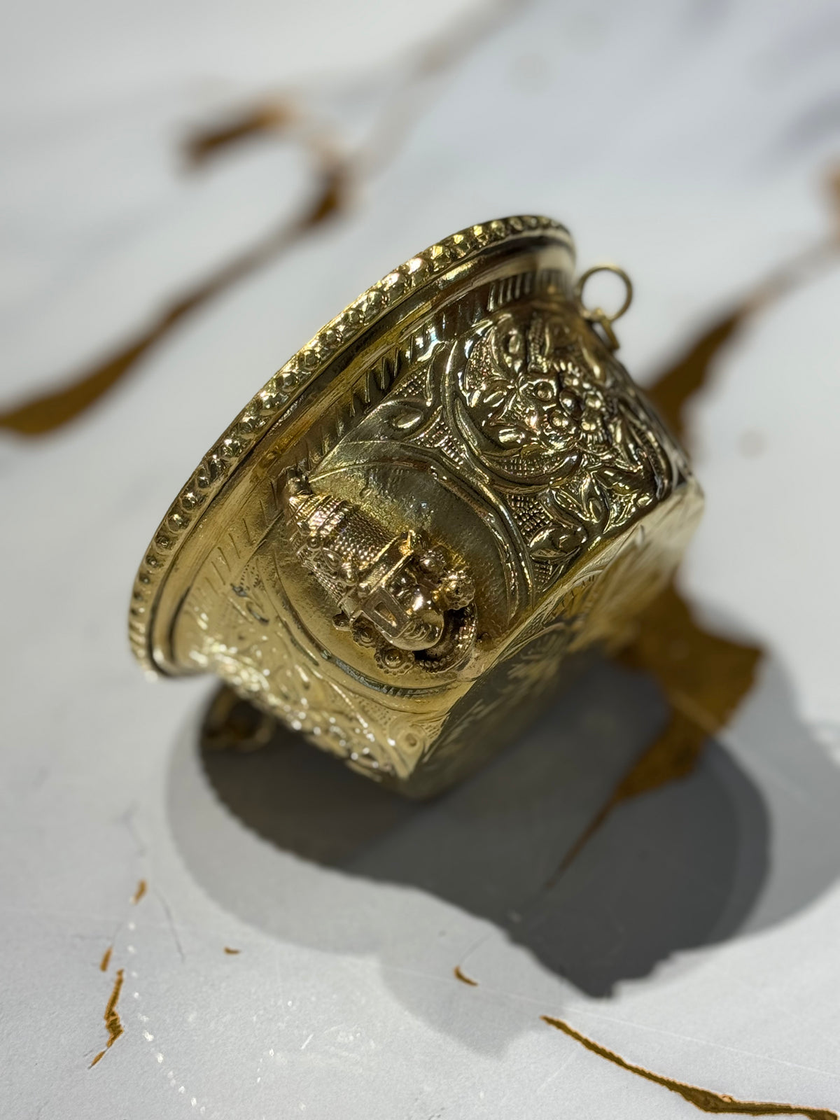 Brass Prasadam Bowl - Balaji Face