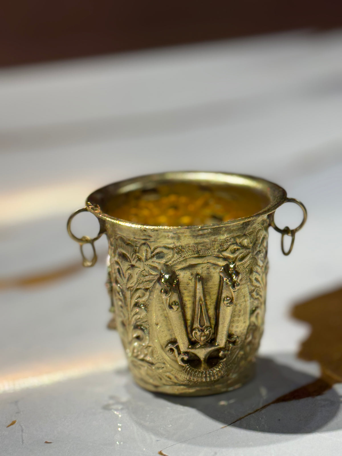 Tirupathi Balaji Icon Brass Tumbler