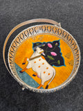 German Silver Round Tray 8 inch - Design D