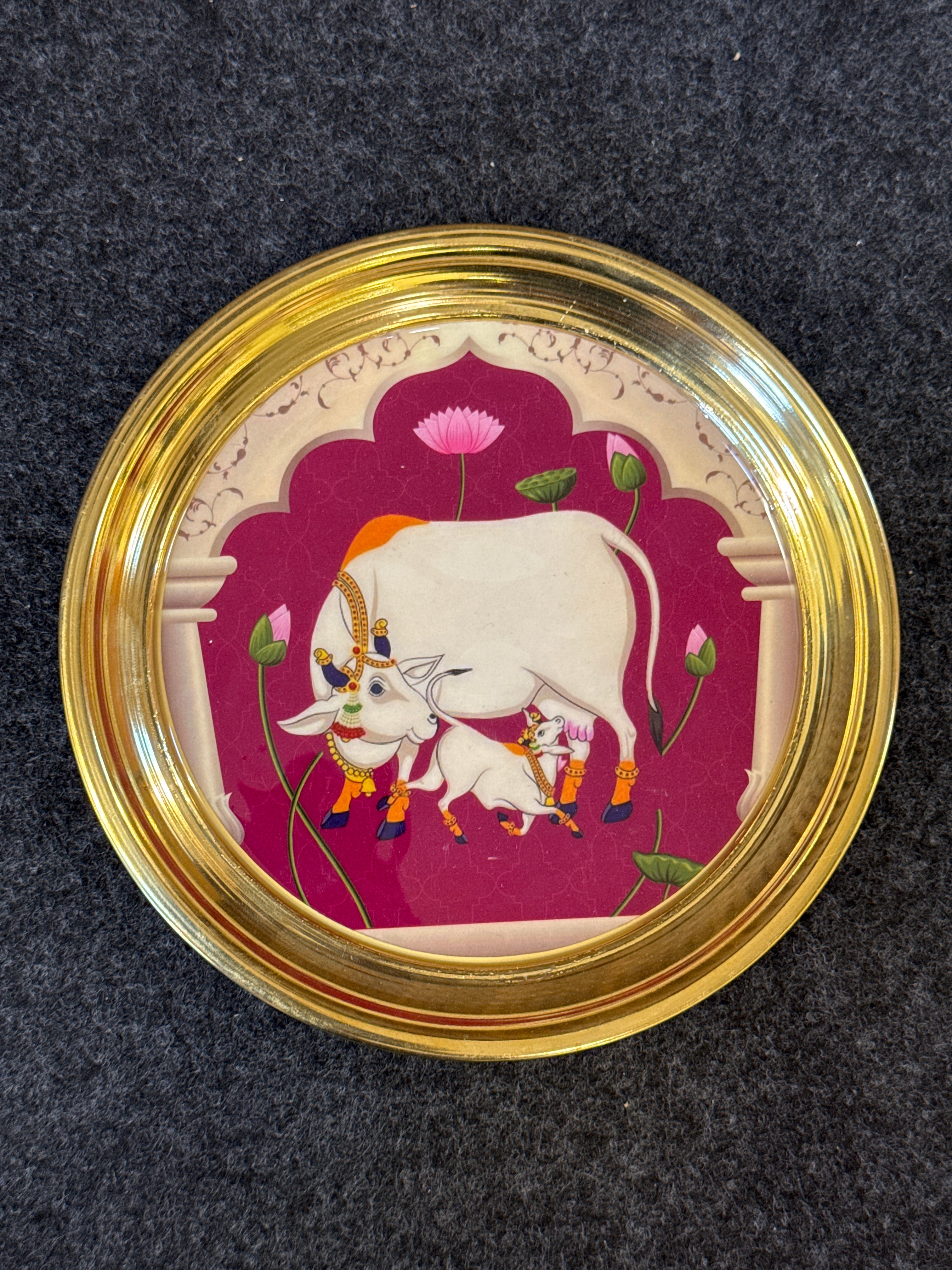 Brass Plate 8 inch - Design A