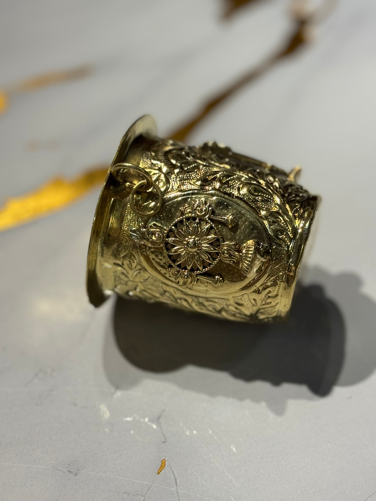 Tirupathi Balaji Icon Brass Tumbler