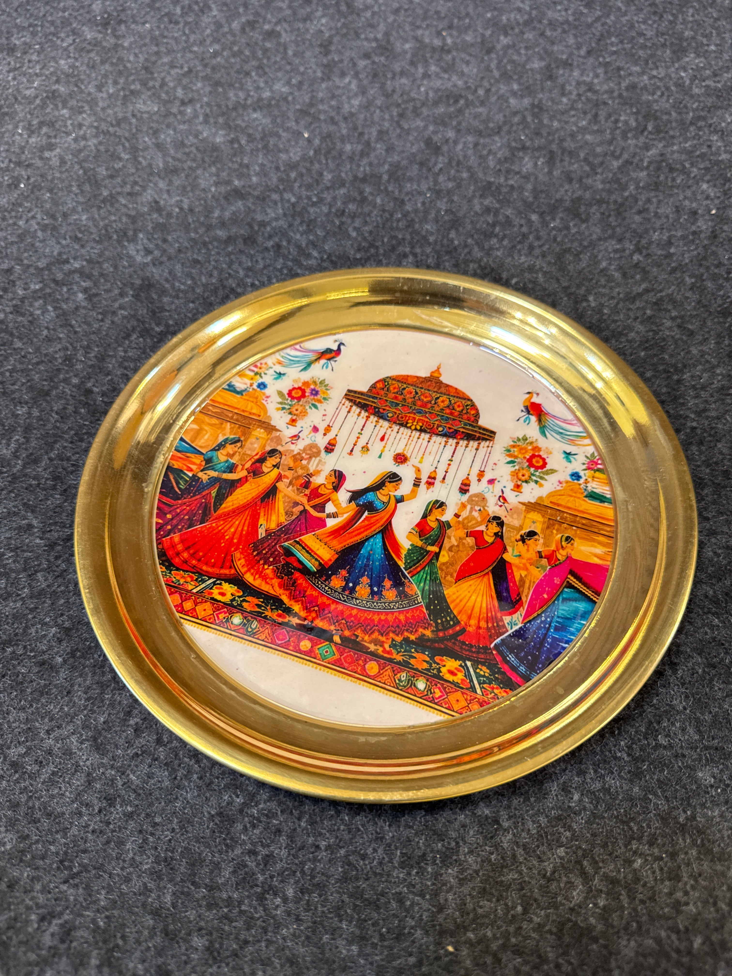 Brass Plate 8 inch - Design C