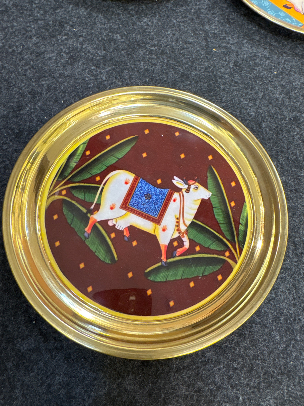 Brass Plate 8 inch - Design G