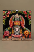 Wooden Hand Carved Painted - Balaji Wall Panel - (9×9)