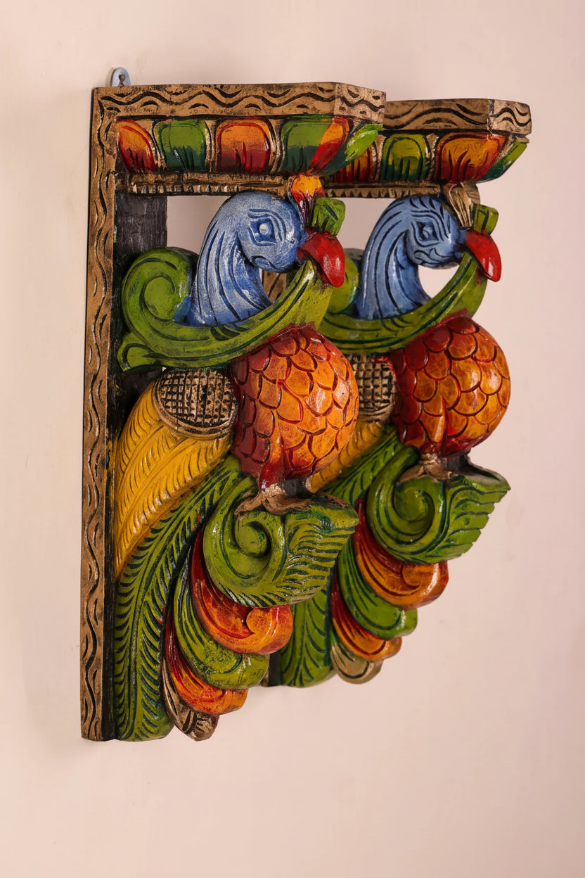 Wooden Handpainted Wall Brakets
