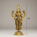 Lord Tirupati Balaji Brass Statue (18″, 8.5 kg)
