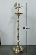 Pair of Brass Kutthu Vilakku – 42″ (Set of 2)