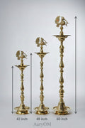 Pair of Brass Kutthu Vilakku – 60″ (Set of 2)